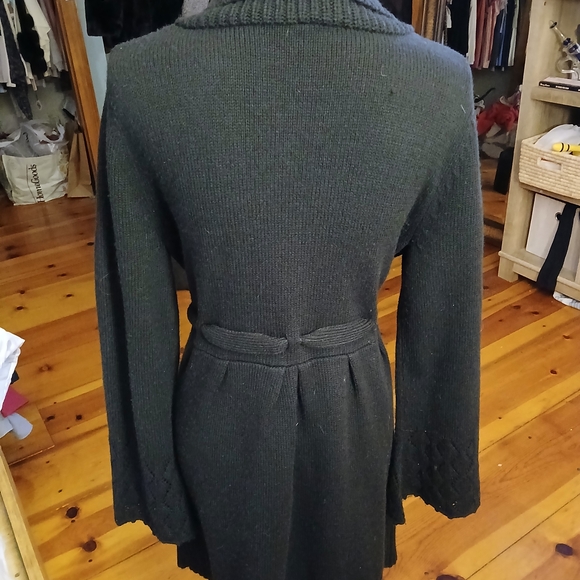 Bisou Bisou Black Shawl Collar Cardigan - Picture 2 of 4